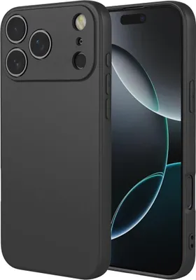 Obrázek produktu pro Pouzdro pro Apple iPhone 17 Max - Zadní kryt Phonesta Soft Silk Silikonový - Černé