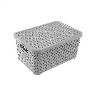 Obrázek produktu pro Orion Box RATAN s víkem 6 l šedý 154029
