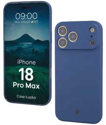 Produktbild von Handyhülle für iPhone 18 Pro Max, Bizon Case Lupka, Blau