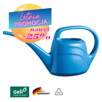 Produktbild von Gießkanne 2l hellblau Geli Eden Blumengießkanne