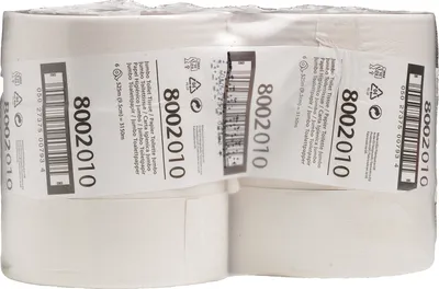 Produktbild von HOSTESS Toilettenpapier 8002 1lagig 525m weiß 6 Rl./Pack.