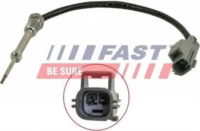 Produktbild von FAST FT80223 Abgastemperatursensor für FORD Fiesta Mk6 Schrägheck (JA8, JR8) 205mm