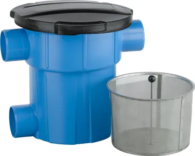 Produktbild von Regenwasserfilter extern Ret.- und Versickerungsfilter mit Deckel schwarz