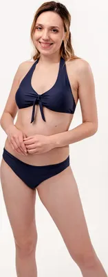 Produktbild von Selenacare Halterbikinitop + Menstruationsbikinibroekje Blau/S