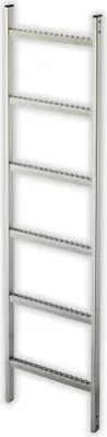 Produktbild von Hailo Schachtleiter 300mm lichte Weite Edelstahl 1.4301 / ASTM 304 mit 11 Sprossen 3,08m
