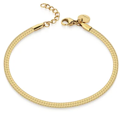 Zdjęcie produktu dla Bransoletka Zeeme ze stali nierdzewnej, 18+2 cm, żółta, 344060530-18-1