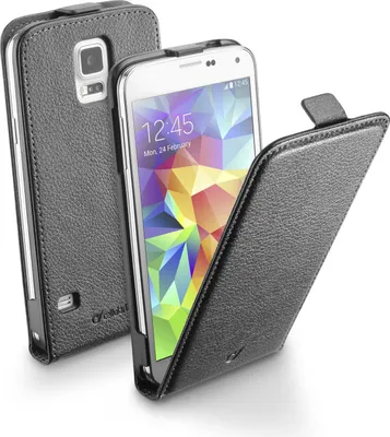Obrázek produktu pro Cellularline FLAPESSENGALS5BK Ochranný kryt na mobilní telefon 12,9 cm (5,1") Flipové pouzdro Black