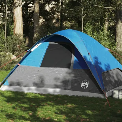 Produktbild von Möbel Kuppel-Familienzelt 6 Personen Blau Wasserdicht - Campingzelte 94552