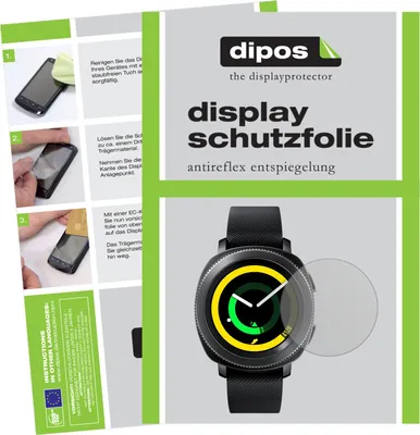 Produktbild von 6x Schutzfolie für Samsung Gear Sport matt Displayschutzfolie Folie Display Schutz dipos