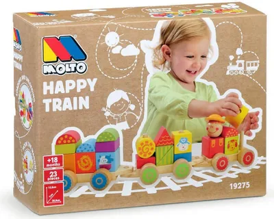 Image de Jouets pour bébé Moltó Happy Train 23 pièces