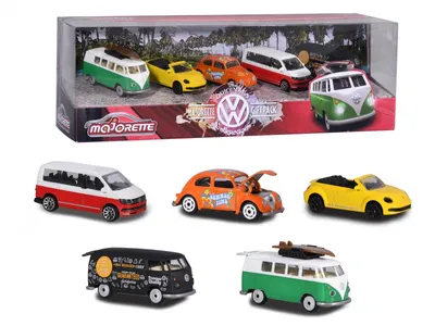 Produktbild von Majorette Volkswagen "The Originals", Gemischte Farben, Fahrzeug-Set, Metall, 3 Jahr(e), Junge, Volkswagen