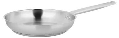 Bratpfanne Ø 24 cm, Edelstahl, 3-lagiger Boden, induktionsgeeignet