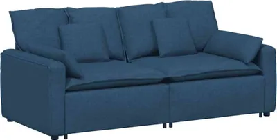 Produktbild von Modulares Sofa mit Kissen Blau
