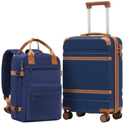 Obrázok produktu pre Kabínový kufor 55x35x20cm - príručná batožina - tvrdý kufor s TSA zámkom