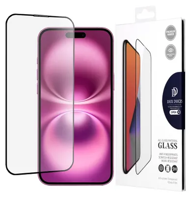 Obrázek produktu pro Dux Ducis Tempered Glass – tvrzené sklo pro iPhone 16 Plus – černý rámeček