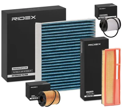 Produktbild von RIDEX Filterset Inspektionspaket Filtersatz für FIAT 500 (312) 500 C (312)