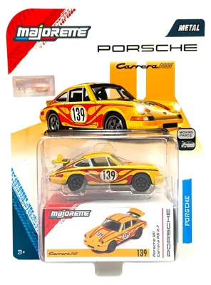 Image de Majorette Porsche 911 Carrera Deluxe à l'échelle 1:64