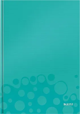 Produktbild von Leitz - Notizbuch WOW A4 160 Seiten 90gr Linie Eisblau