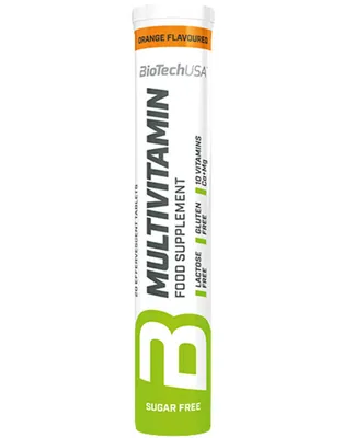 Produktbild von BioTech USA | Multivitamin Effervescent Tabs Orange