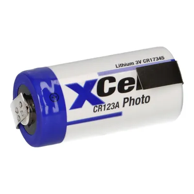 Produktbild von XCell Photobatterie CR123A Lithium 3V 1550mAh Z-Lötfahne