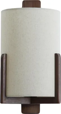 Produktbild von Light & Living - Wandlampe Litto - Dunkelbraun - 22x18x36cm