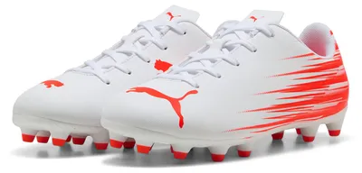 Produktbild von Puma Fussballschuh ATTACANTO II FG/AG JR Kinder Teenager 108496 10 weiß/rot, Schuhgröße:33 EU