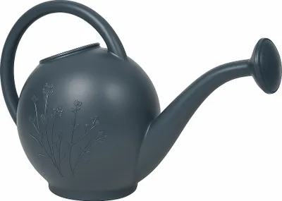 Produktbild von Decoris Gieskanne - grau - mit Besenkopf - 8 Liter - Kunststoff - 52 cm