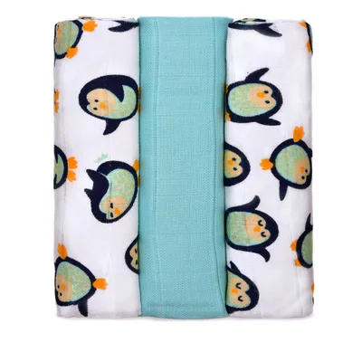 Image de Couches en bambou pingouins