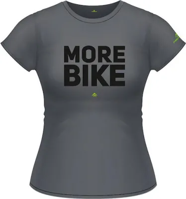 Produktbild von Merida T-Shirt MORE BIKE Edition Damen XS Grau - komfortables Bike-Freizeitsh....