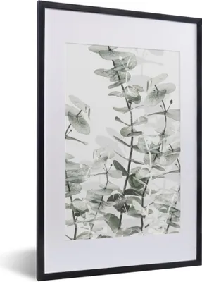 Produktbild von MuchoWow® Gerahmtes Poster Pflanzen - Natur - Grün - Blumen 40x60 cm - Poster mit Schwarzem Bilderrahmen Wandposter Rahmen Foto Bilder - Poster in Rahmen