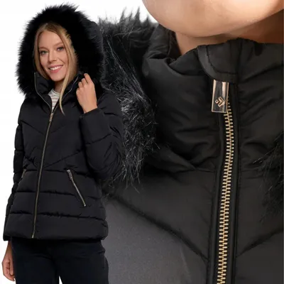 Immagine prodotto di Giacca Di Transizione Da Donna Con Cappuccio Parka Cappotto Elegante Moraj Xl