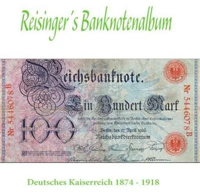 Produktbild von Reisinger's Banknotenalbum