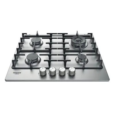 Obrázok produktu pre Hotpoint PPH 60G DF/IX, Nerezová oceľ, Vstavaný, 59 cm, Plynový, Nerezová oceľ, 4 zone(s)