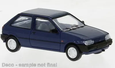 Produktbild von PCX Premium Classics Ford Fiesta MK III, dunkelblau 1989