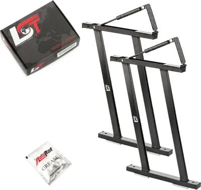 Produktbild von 2x Schienen Flexboard Fett Scharnier Dämpfer Schwarz für