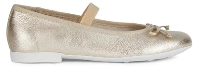 Produktbild von Geox Mädchen Jr Plie' D Ballet Flat, Platinum, 24 EU