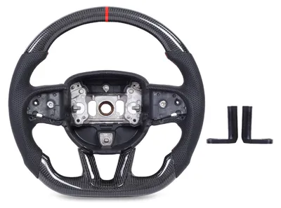 Obrázok produktu pre Volant z uhlíkových vlákien, perforovaná koža, náhradný diel pre Jeep Grand Cherokee SRT WK2 Trackhawk 2014–2022