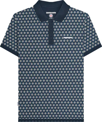 Obrázek produktu pro Lambretta - Pánská polokošile "Roundel" LB372 (XXL) (Navy/Silver)