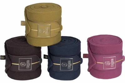 Produktbild von Eskadron HERITAGE Fleecebandagen 4er Set " FLEECE " Größe - Warmblut Farbe - black-truffle