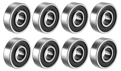 Rillenkugellager 6200RS 10x30x9 mm + 6201RS 12x32x10 mm, 10 Stück