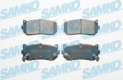 Produktbild von SAMKO Bremsbeläge Satz Hinten Bremsklötze für KIA CARENS II (FJ) 5SP808