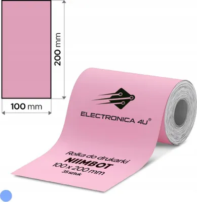 Produktbild von Selbstklebende Etiketten, Thermosticker für den Drucker Niimbot B4 100x200