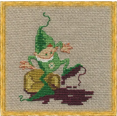 Immagine prodotto di Set punto croce Nimue "Mic 4 - il calamaio", schema contato, 28K, 7x11cm