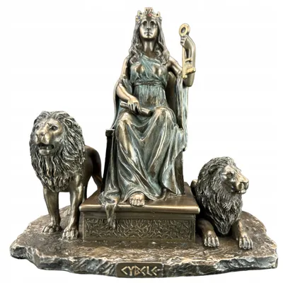 Produktbild von Veronese Kybele Phrygische Göttin Fruchtbarkeit Skulptur Bronze