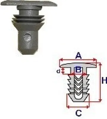 Produktbild von 10x ROMIX C60110 Clip Zier- / Schutzleiste