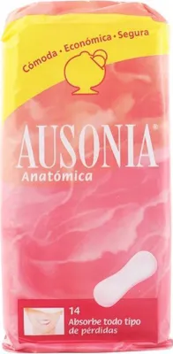 Image de Serviettes hygiéniques moulées Ausonia (14 uds)