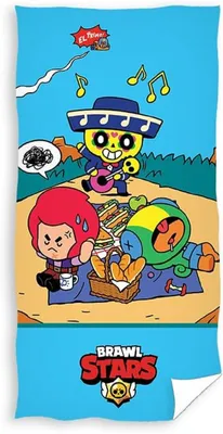 Produktbild von Brawl Stars Duschtuch Badetuch Strandtuch 70 x 140cm