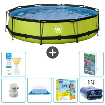 Imagen del producto de Conjunto de piscina para exteriores - 360x76 cm - 5 piezas - Modelo S245