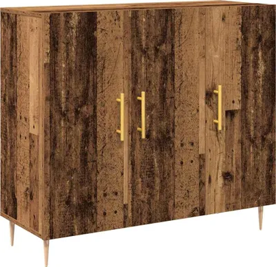 Zdjęcie produktu dla Bufet Stare drewno 90 x 34 x 80 cm Materiał drewnopochodny