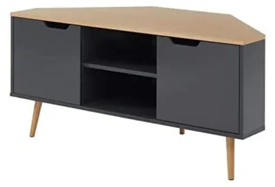 Produktbild von BAÏTA TV-Schrank, Eiche und Anthrazit, L 115 cm